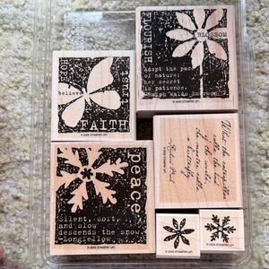 Stampin' Up! Nature’s Secret Wooden Stamp Set